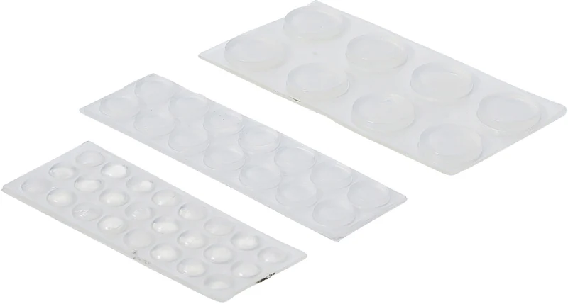 BGS DIY 80866 Satz Elastikpuffer transparent 46 teilig