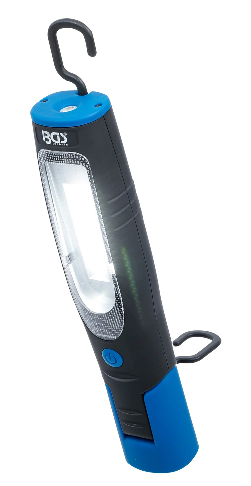 BGS 85345 COB LED Werkstattleuchte mit Magnet und Haken