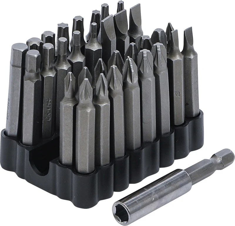 BGS DIY 20810 Satz Bits für Sicherungsschrauben Antrieb 6,3mm (1/4") 33 teilig
