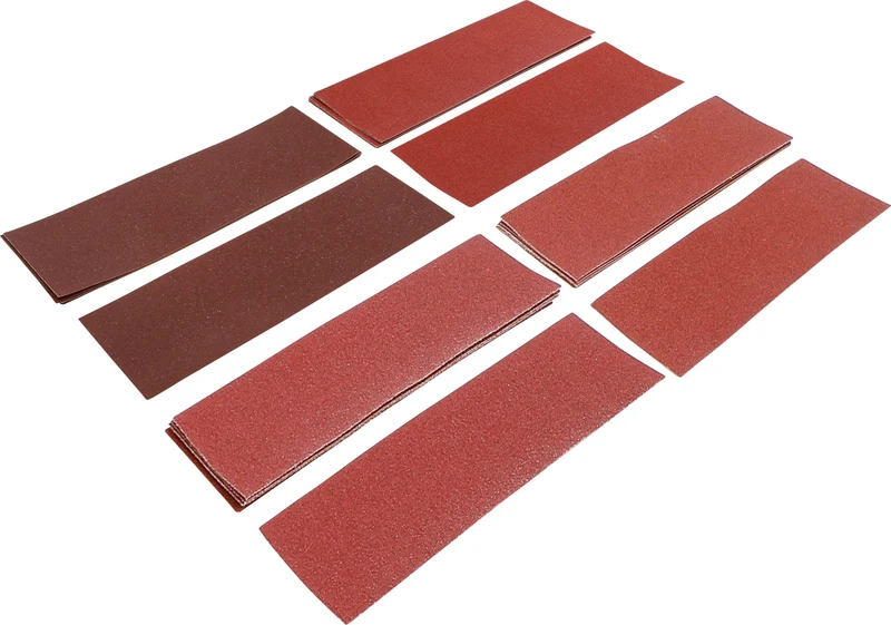 BGS DIY 80813 Satz Schleifblätter für Schwingschleifer / Handschleifer 93 x 230mm K 60 - 180