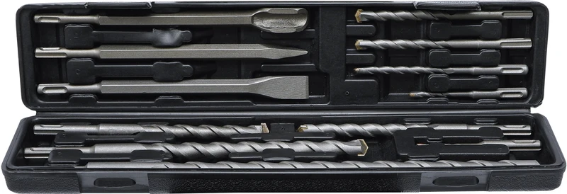 BGS DIY 2005 Satz Hammer Bohrer Meißel SDS-Schaft Hartmetallspitze Ø5 - 20mm 12 teilig