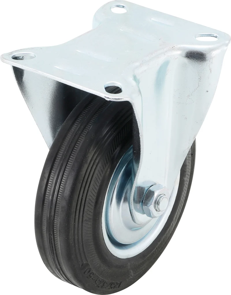 BGS DIY 80953 Bockrolle mit Anschraubsockel Ø125mm