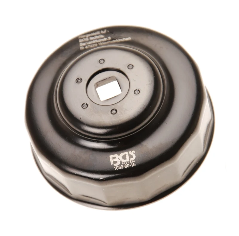 BGS 1039-80-15 Ölfilterschlüssel 15-kant Ø 80mm für Honda Mazda Nissan Opel