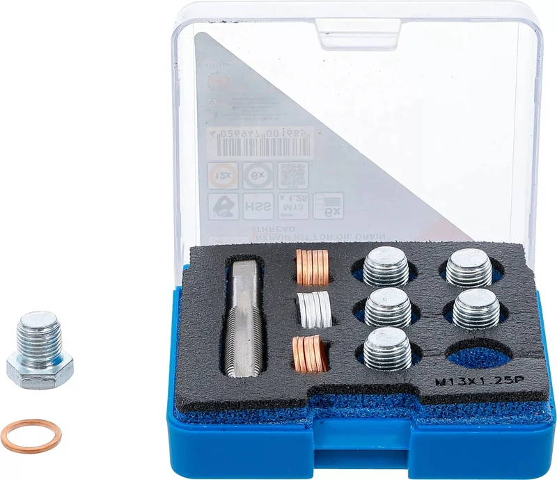 BGS 168 Reparatursatz für Ölablassgewinde M13 x 1,25mm