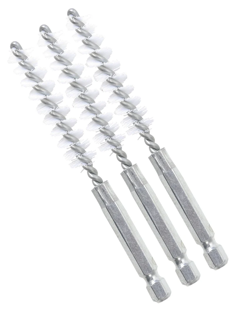 BGS 3078-10-N Nylonbürste 10mm Antrieb Außensechskant 6,3mm (1/4") 3 teilig