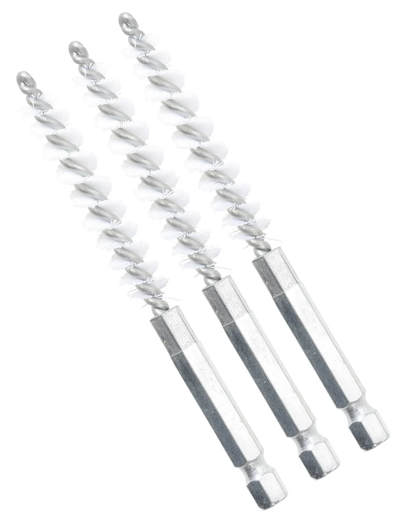 BGS 3078-8-N Nylonbürste 8mm Antrieb Außensechskant 6,3mm (1/4") 3 teilig