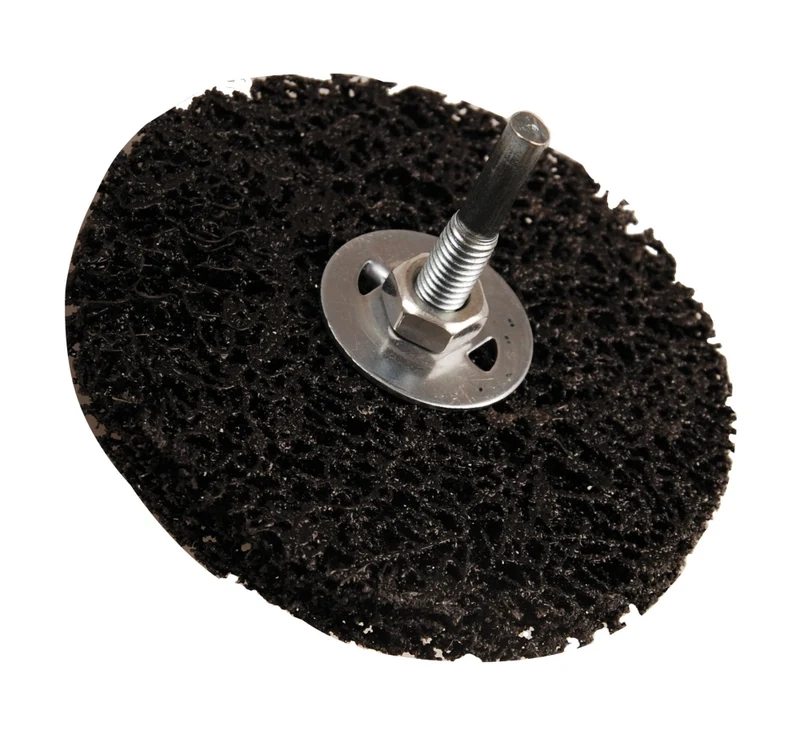 BGS 3978 Abrasiv Schleifscheibe schwarz Ø 100mm Aufnahmebohrung 8mm für Bohrmaschinenbetrieb