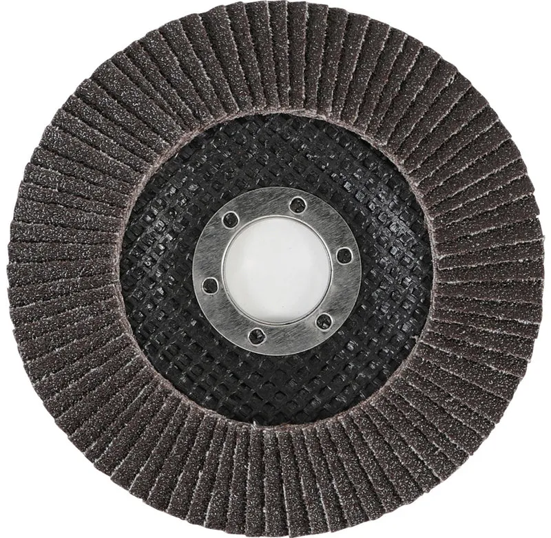 BGS 3971 Fächer Schleifscheibe Ø 115mm K 80 für Winkelschleiferbetrieb