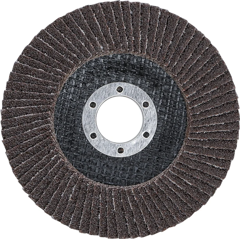 BGS 3970 Fächer Schleifscheibe Ø 115mm K 40 für Winkelschleiferbetrieb