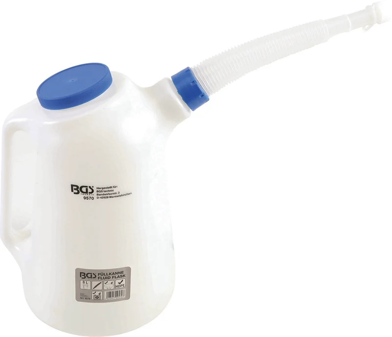 BGS 9570 Füllkanne 8 Liter zum Einfüllen Öl Wasser Diesel Ölkanne