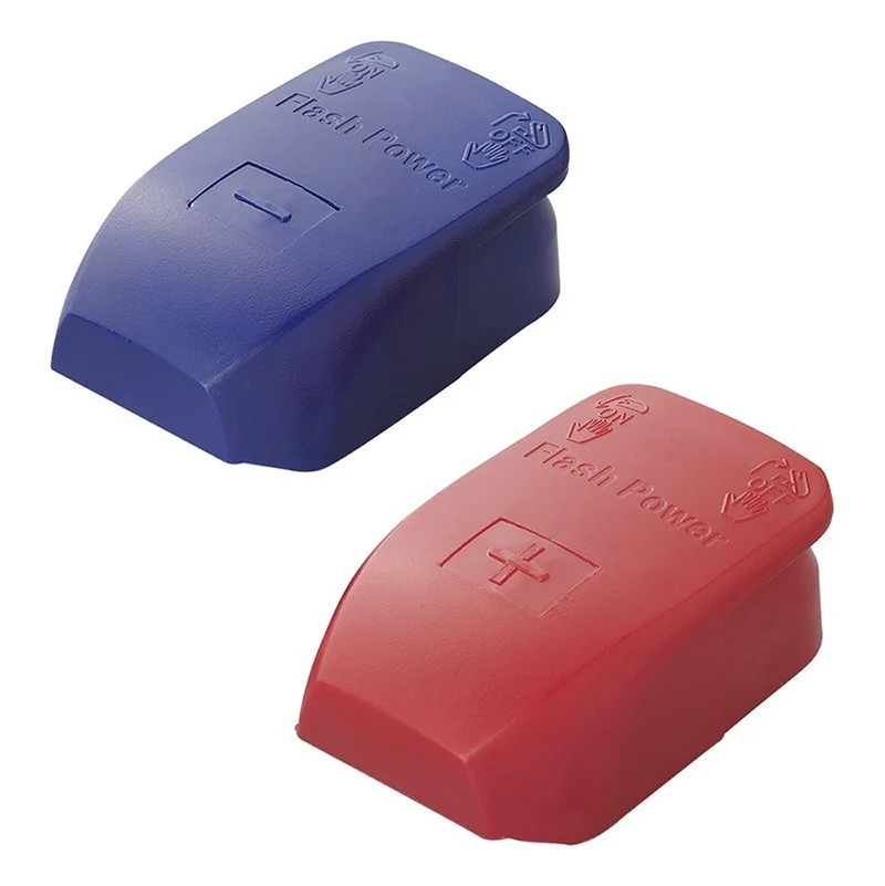 ProPlus 347005s SET 2 x Quick-Power Polklemmen Rot/Blau Batterie Schnellverschluss