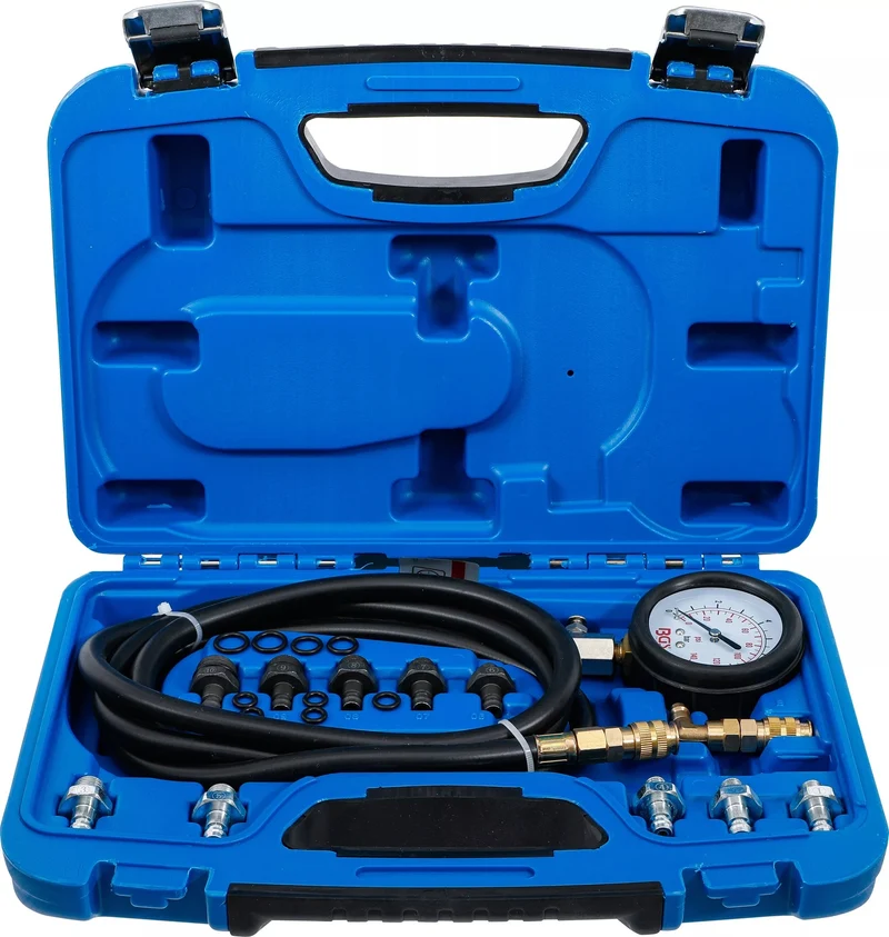 BGS 8007 Satz Öldrucktester 0 - 10 bar mit Adaptern im Koffer