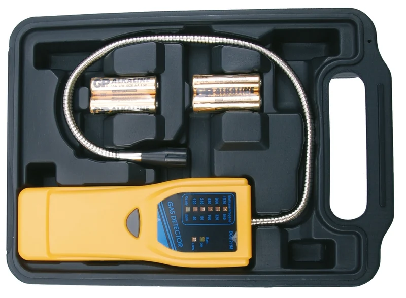 BGS 2198 Gasdetektor Lecksuchgerät für Methan Isobutan Propan LPG Gas mit 447mm flexibler Sonde