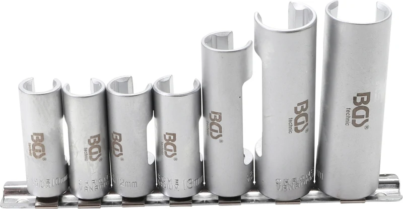 BGS 1105 Satz Spezial Nüsse geschlitzt SW 10-19mm Antrieb 10mm (3/8")