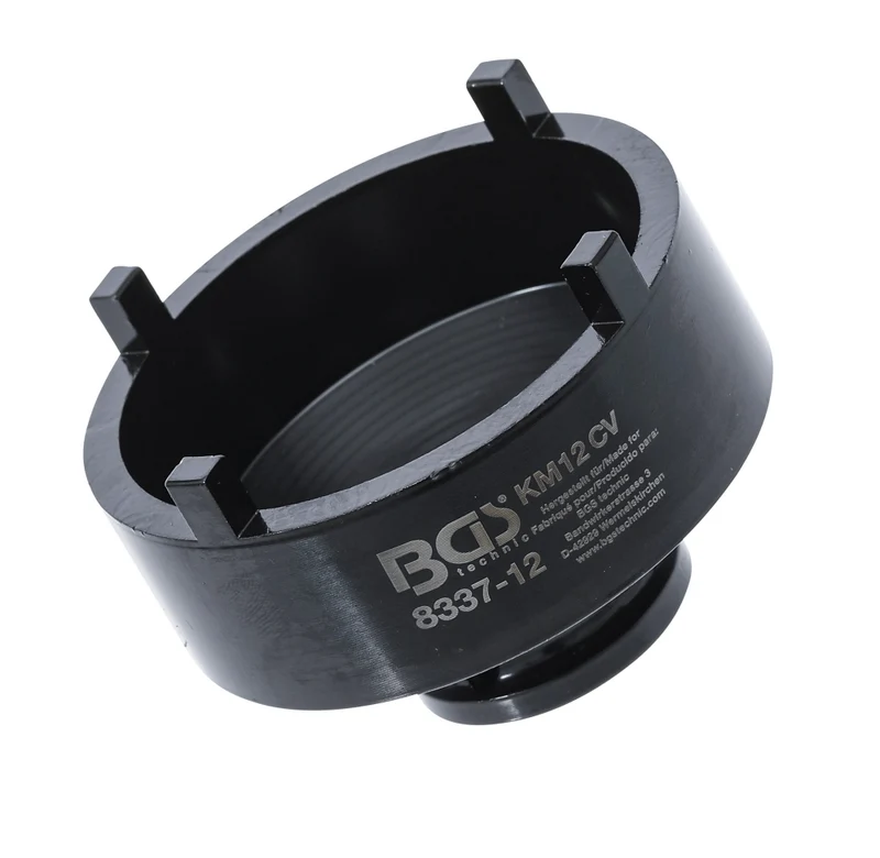 BGS 8337-12 Schlüssel für Nutmuttern Zapfen außen liegend KM12