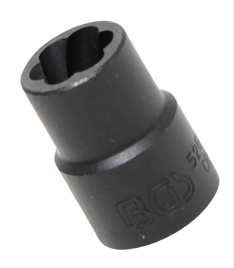 BGS 5266-13 Steckschlüsseleinsatz Spiralprofil Schraubenausdreher SW 13mm Antrieb 12,5mm (1/2")