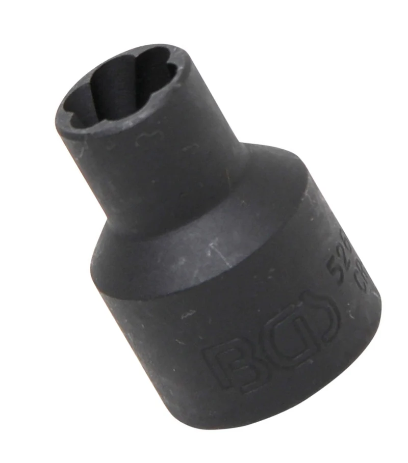 BGS 5266-10 Steckschlüsseleinsatz Spiralprofil Schraubenausdreher SW 10mm Antrieb 12,5mm (1/2")