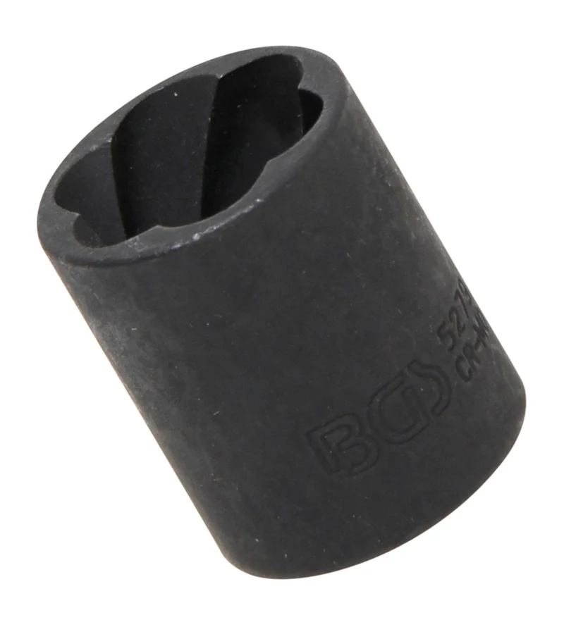 BGS 5279 Steckschlüsseleinsatz Spiralprofil Schraubenausdreher SW 19mm Antrieb 10mm (3/8")