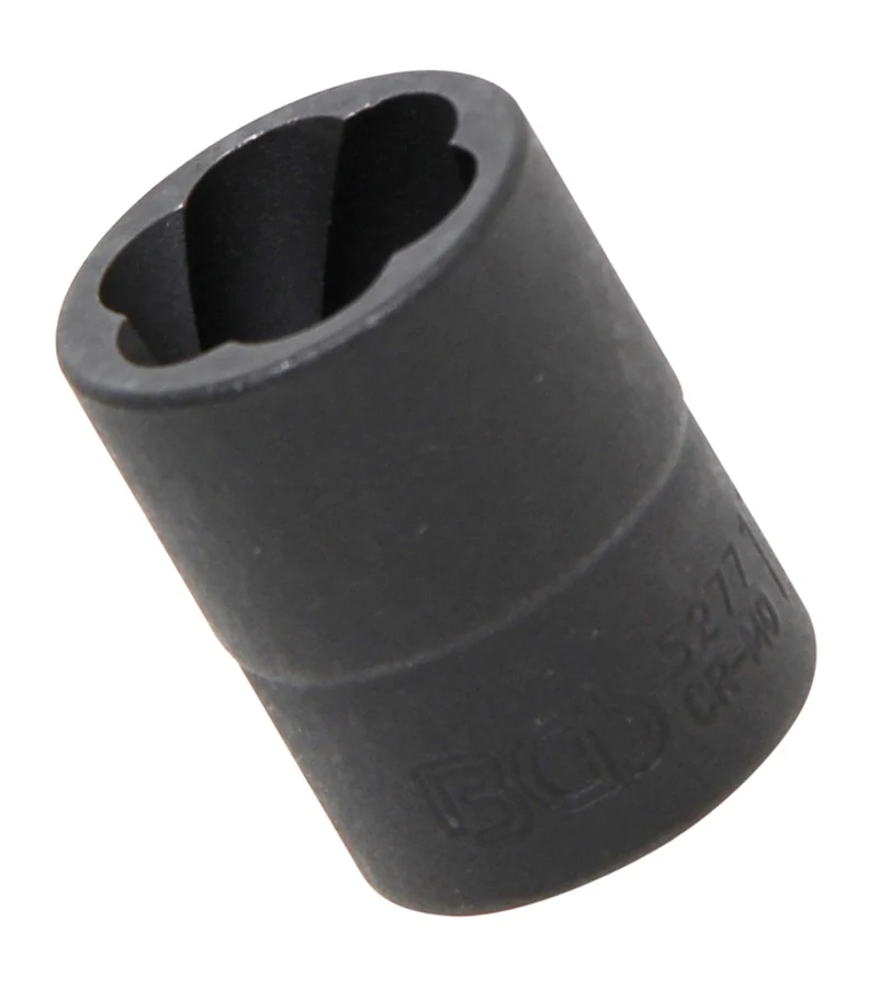 BGS 5277 Steckschlüsseleinsatz Spiralprofil Schraubenausdreher SW 17mm Antrieb 10mm (3/8")
