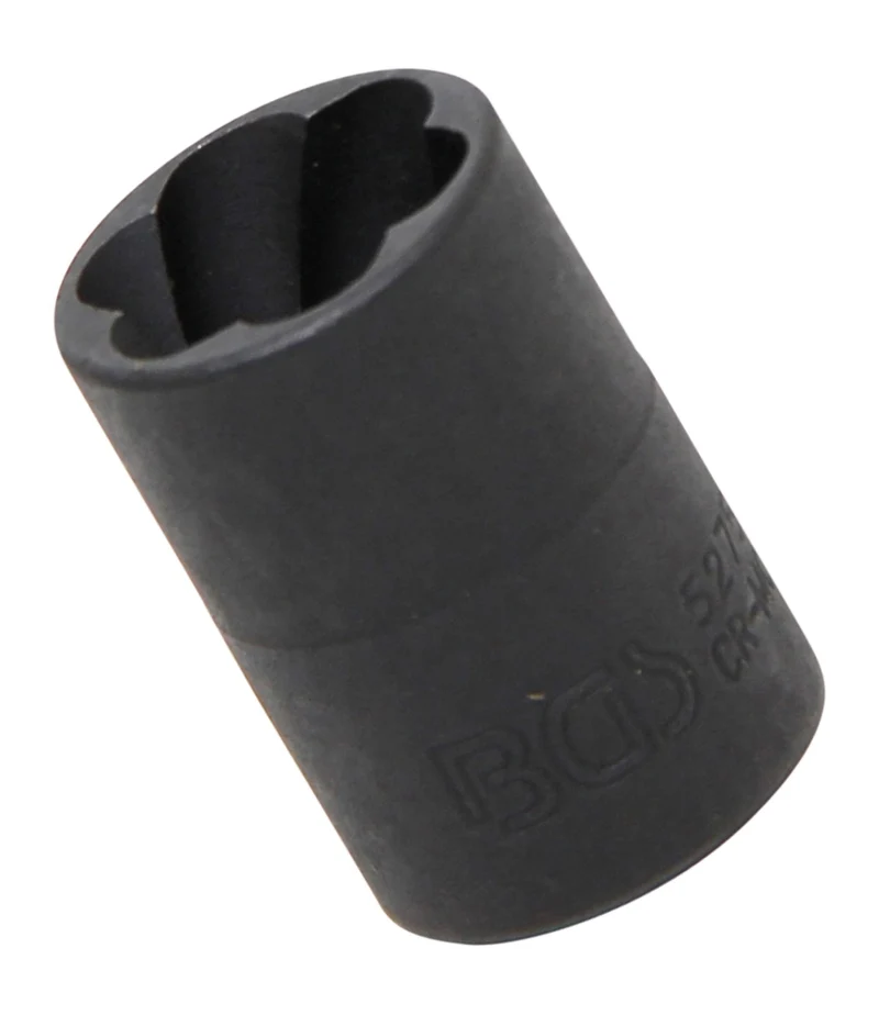 BGS 5275 Steckschlüsseleinsatz Spiralprofil Schraubenausdreher SW 15mm Antrieb 10mm (3/8")