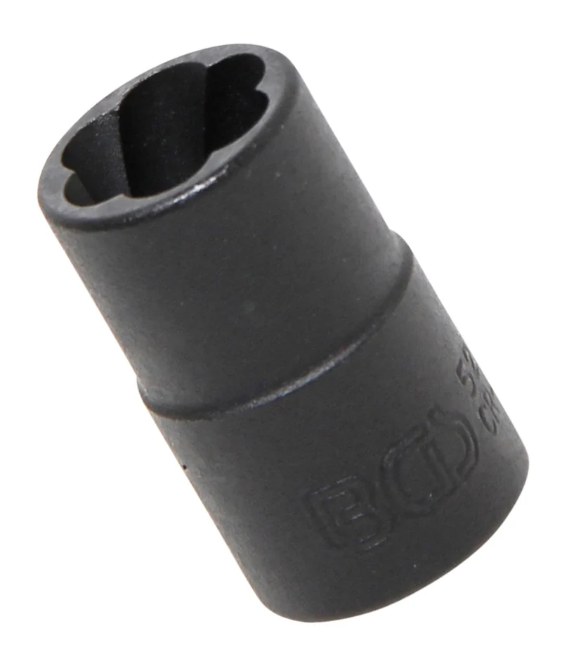 BGS 5272 Steckschlüsseleinsatz Spiralprofil Schraubenausdreher SW 12mm Antrieb 10mm (3/8")