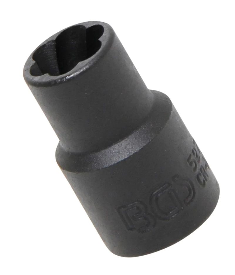 BGS 5270 Steckschlüsseleinsatz Spiralprofil Schraubenausdreher SW 10mm Antrieb 10mm (3/8")