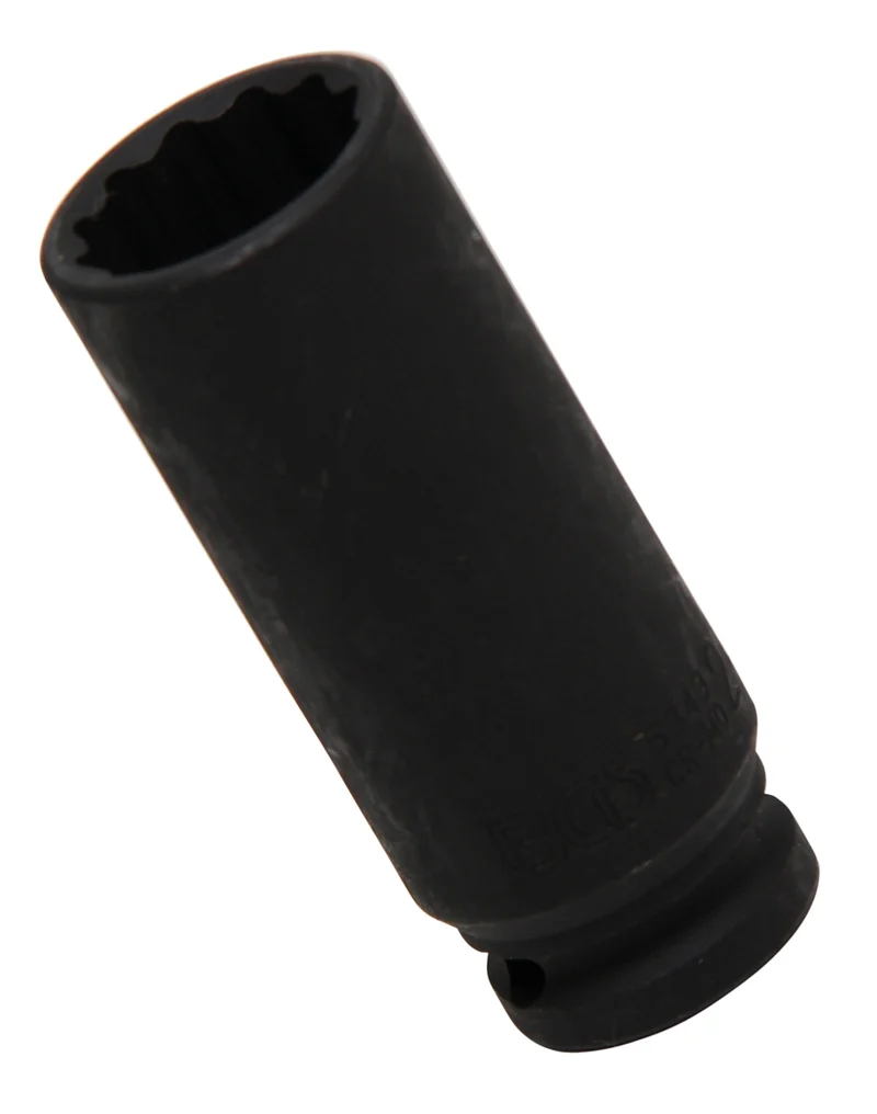 BGS 5343 Impact Nuss / Krafteinsatz Zwölfkant SW 24mm Antrieb 12,5mm (1/2") für Schlagschrauber geeignet