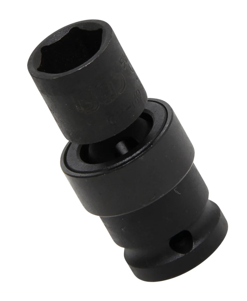 BGS 5200-16 Kraft Kugelgelenkeinsatz Impact Nuss SW 16mm Antrieb 12,5mm (1/2") für Schlagschrauber geeignet
