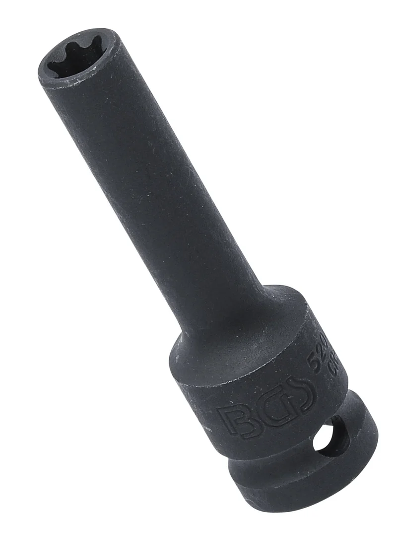BGS 5204-10 Impact Nuss / Krafteinsatz E-Profil tief SW E10 Antrieb 12,5mm (1/2") für Schlagschrauber geeignet