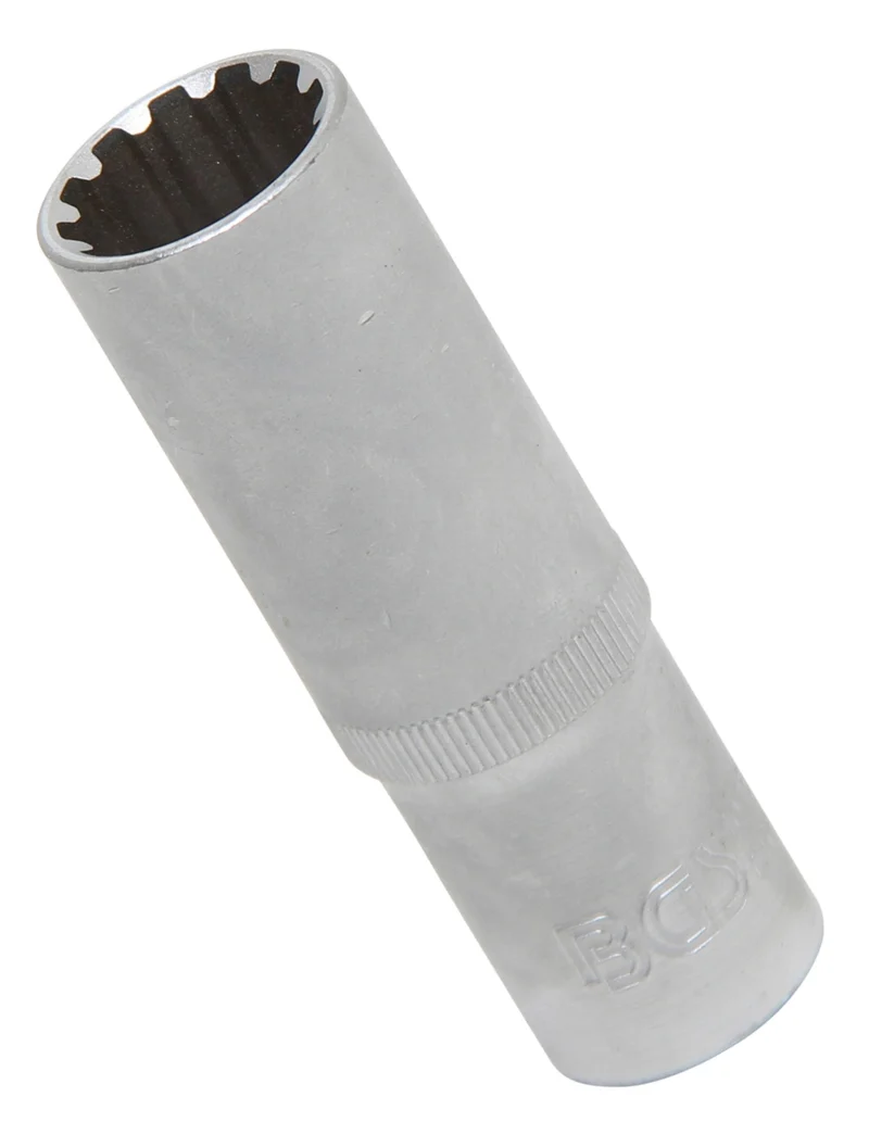 BGS 10257 Nuss / Stecknuss / Steckschlüsseleinsatz Gear Lock tief SW 17mm Antrieb 12,5mm (1/2")