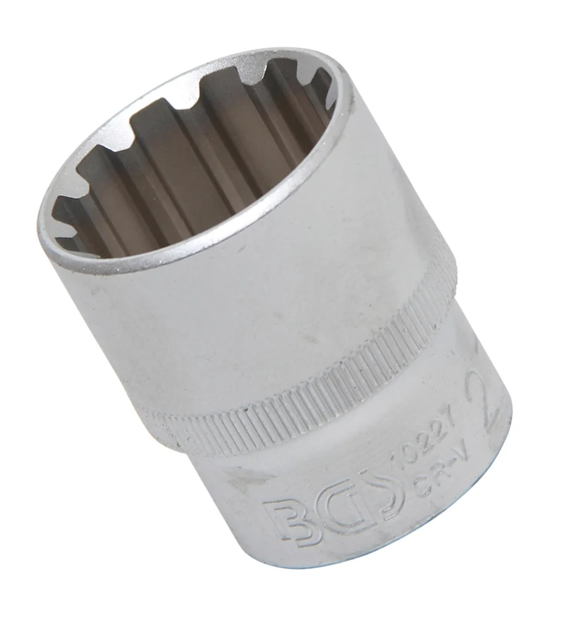 BGS 10227 Nuss / Stecknuss / Steckschlüsseleinsatz Gear Lock SW 27mm Antrieb 12,5mm (1/2")