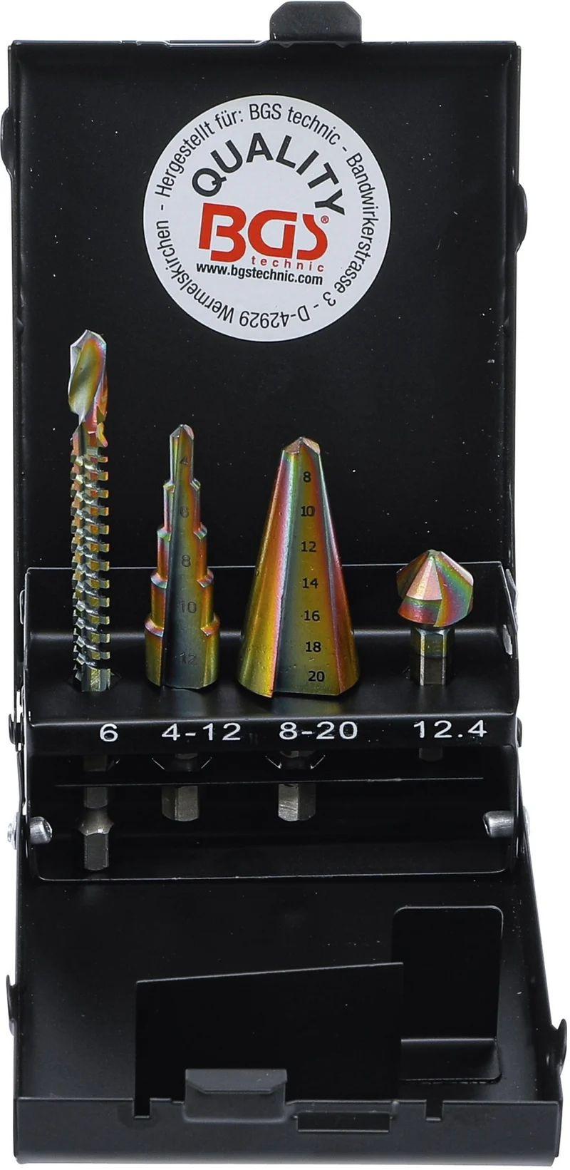 BGS 1944 Satz Multibohrer HSS-G 4 teilig