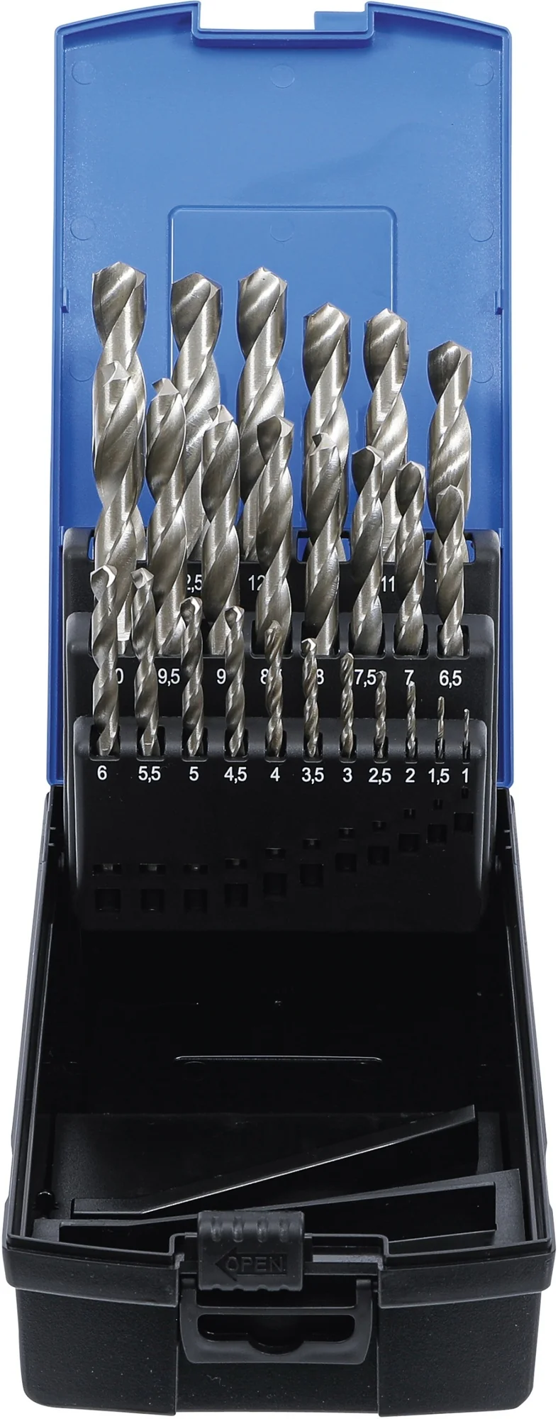 BGS 2021 Satz HSS Spiralohrer Ø1 - Ø13mm 25 teilig