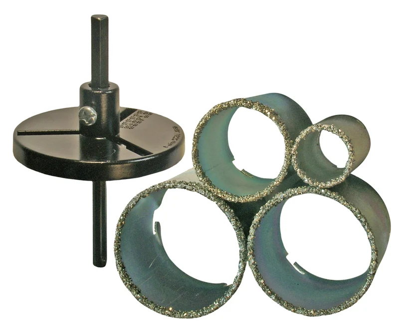 BGS 3910 Satz Bohrkronen für Fliesen Ø 33 - 73mm 6 teilig
