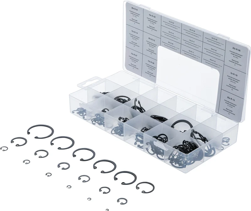 BGS 8049 Sortiment Innen Seegerringe / Sprengringe Ø 3 - 32mm 300 teilig