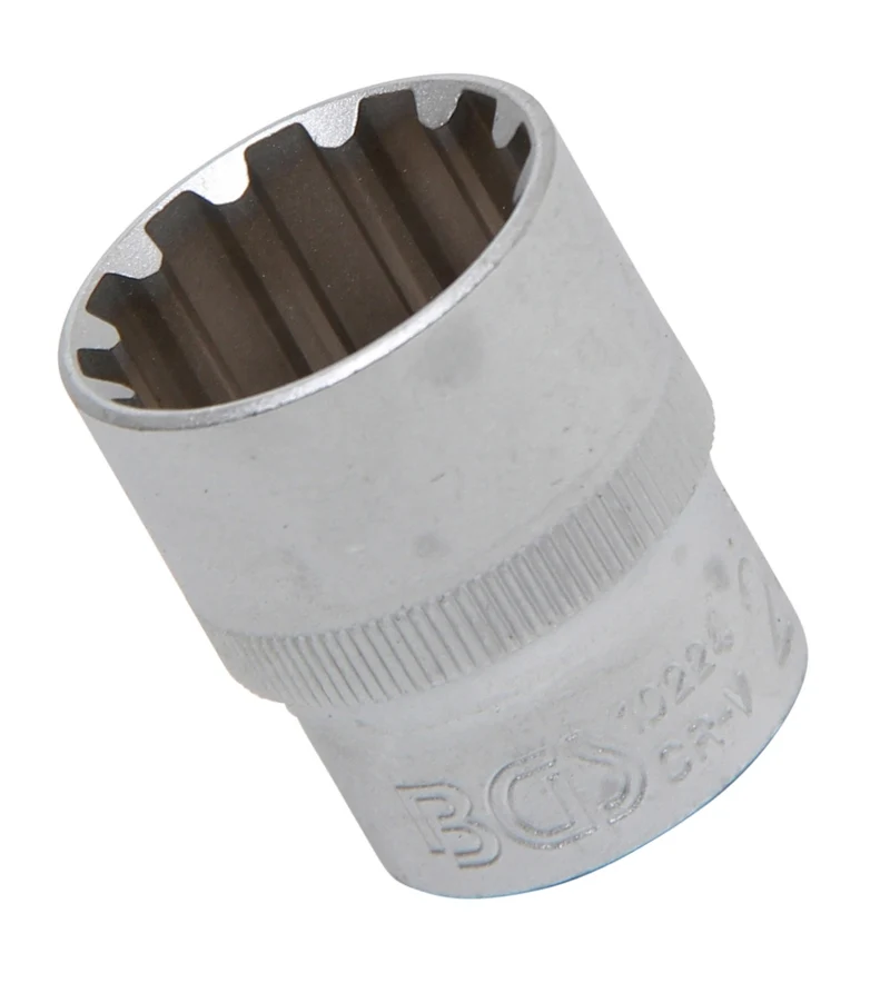 BGS 10224 Nuss / Stecknuss / Steckschlüsseleinsatz Gear Lock SW 24mm Antrieb 12,5mm (1/2")