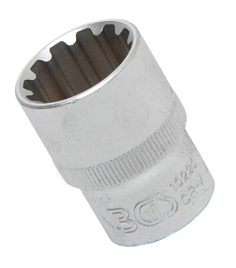 BGS 10220 Nuss / Stecknuss / Steckschlüsseleinsatz Gear Lock SW 20mm Antrieb 12,5mm (1/2")