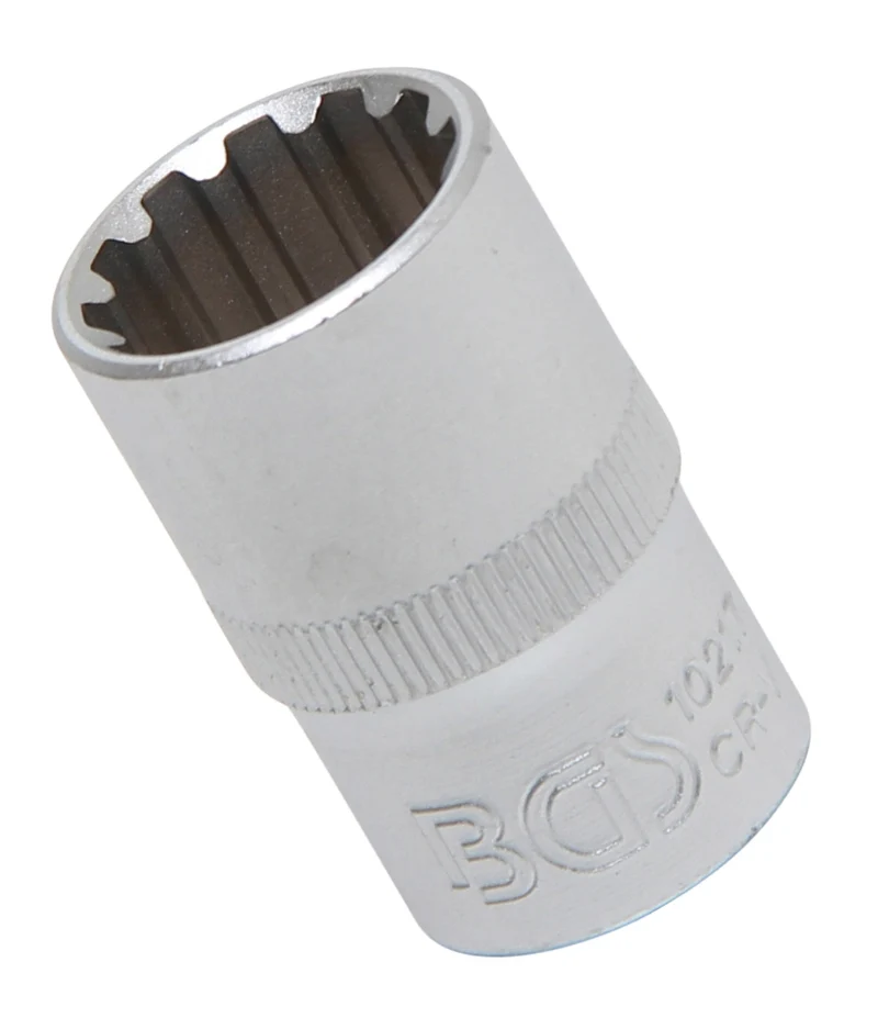 BGS 10217 Nuss / Stecknuss / Steckschlüsseleinsatz Gear Lock SW 17mm Antrieb 12,5mm (1/2")