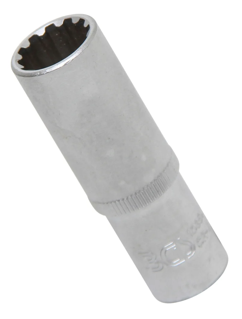 BGS 10354 Nuss / Stecknuss / Steckschlüsseleinsatz Gear Lock tief SW 14mm Antrieb 10mm (3/8")