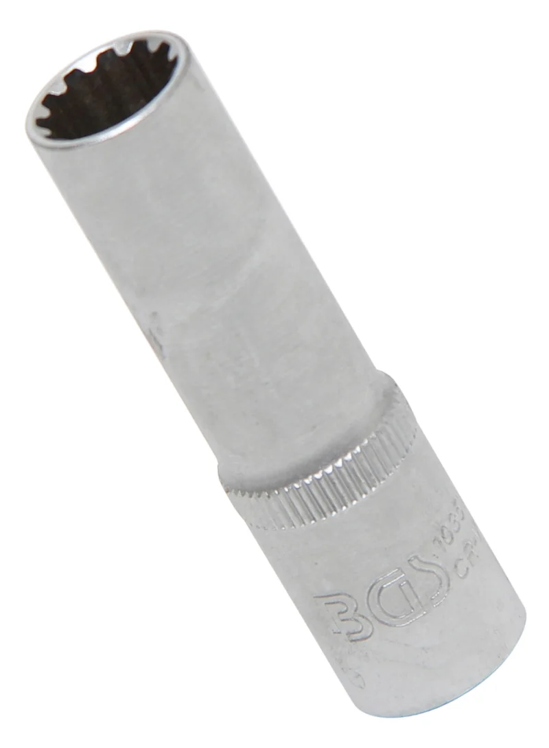 BGS 10351 Nuss / Stecknuss / Steckschlüsseleinsatz Gear Lock tief SW 11mm Antrieb 10mm (3/8")