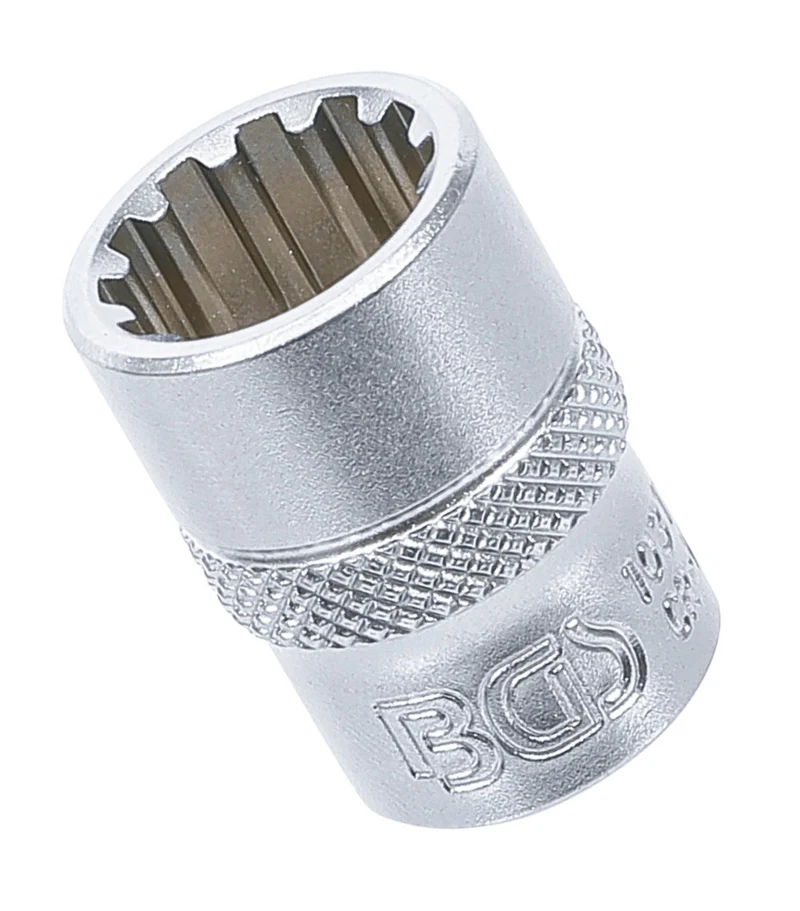 BGS 10313 Nuss / Stecknuss / Steckschlüsseleinsatz Gear Lock SW 13mm Antrieb 10mm (3/8")