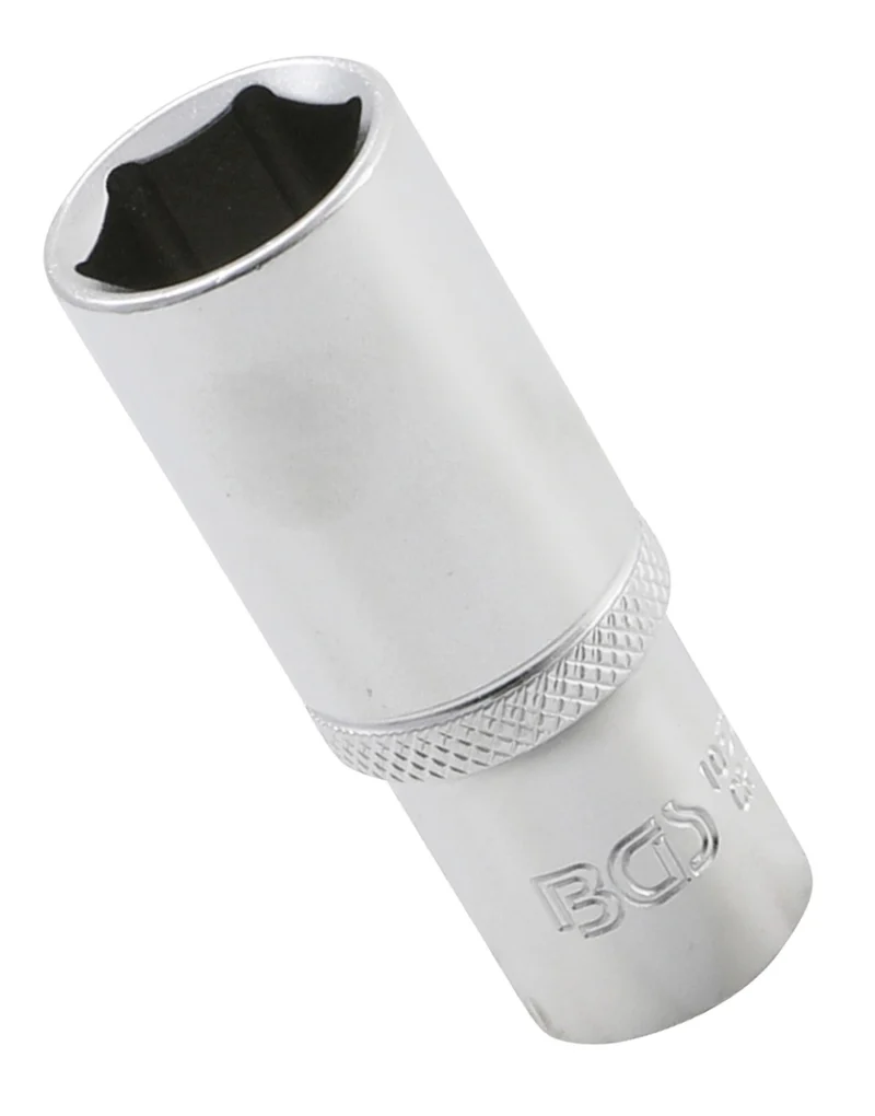 BGS 10537 Nuss / Stecknuss / Steckschlüsseleinsatz Sechskant tief SW 17mm Antrieb 10mm (3/8")