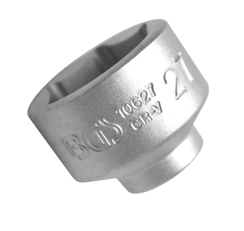 BGS 10627 Nuss / Stecknuss / Steckschlüsseleinsatz Sechskant SW 27mm Antrieb 10mm (3/8")
