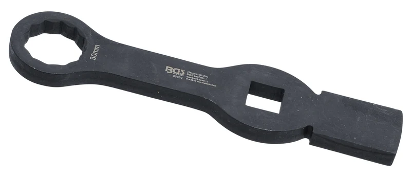 BGS 35330 Schlagringschlüssel Zwölfkant mit 2 Schlagflächen SW 30mm