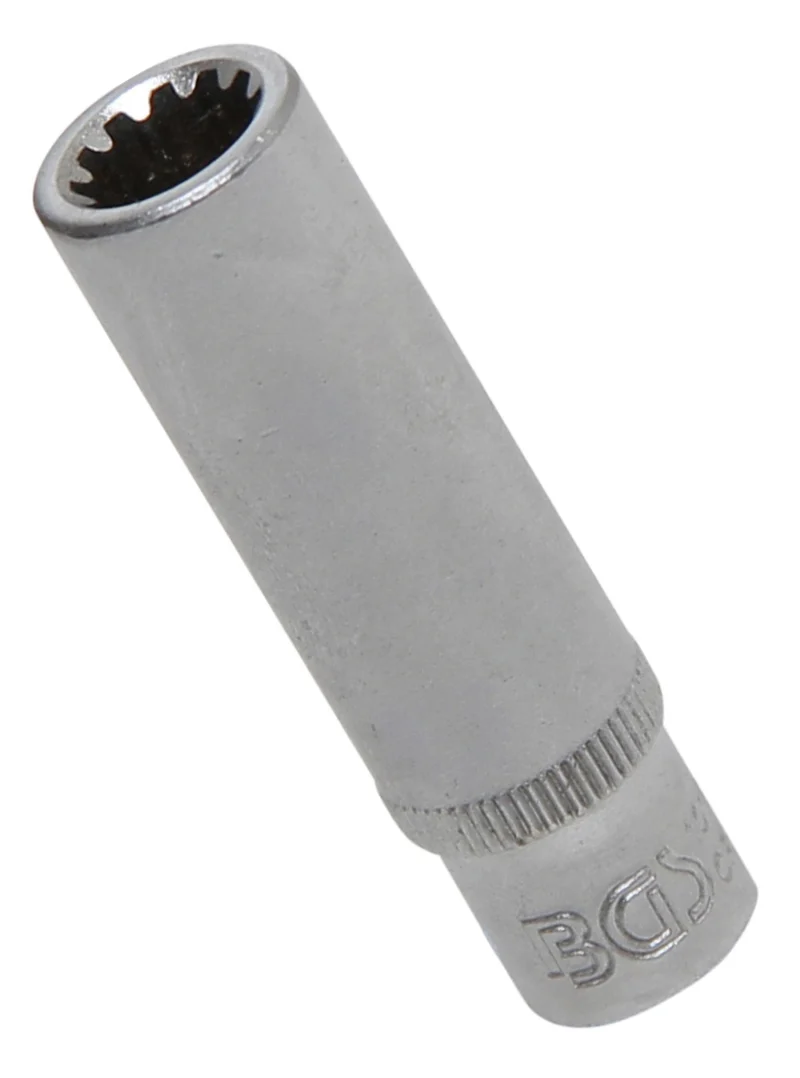 BGS 10158 Nuss / Stecknuss / Steckschlüsseleinsatz Gear Lock tief SW 8mm Antrieb 6,3mm (1/4")