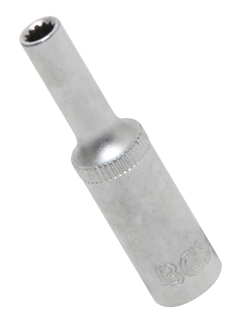 BGS 10154 Nuss / Stecknuss / Steckschlüsseleinsatz Gear Lock tief SW 4mm Antrieb 6,3mm (1/4")