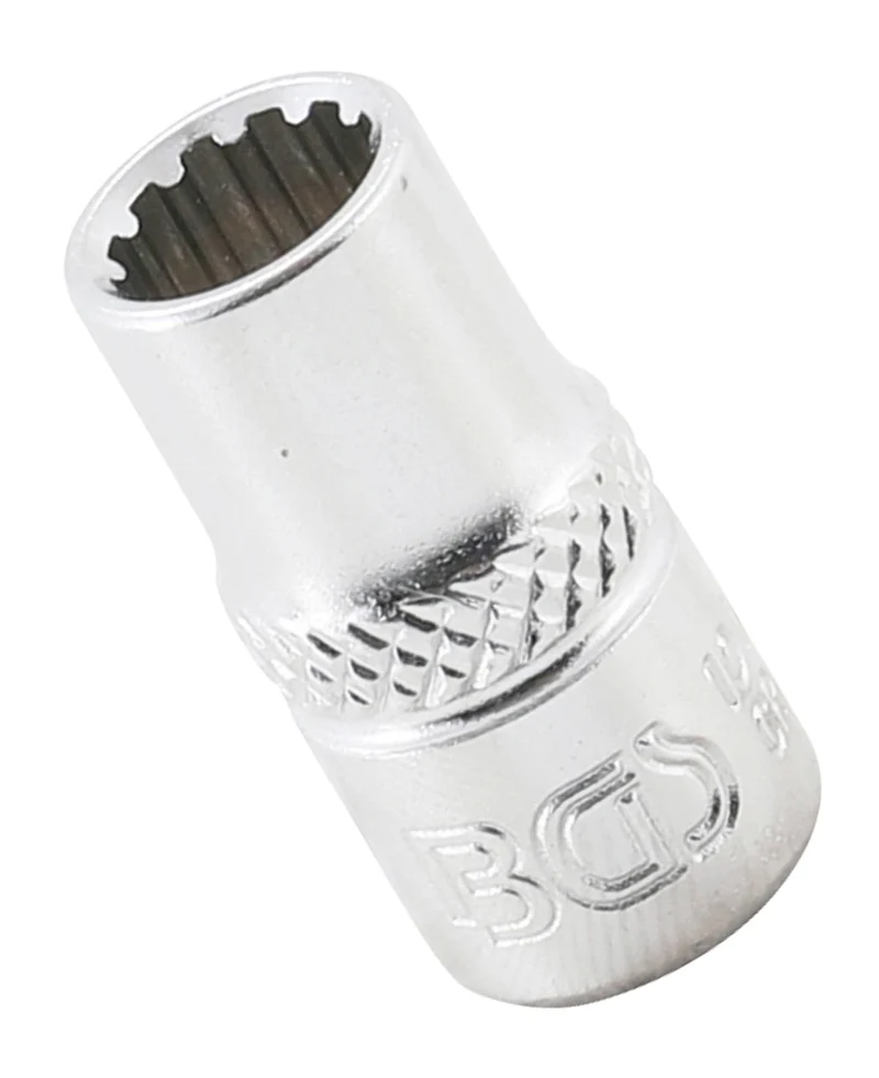 BGS 10107 Nuss / Stecknuss / Steckschlüsseleinsatz Gear Lock SW 7mm Antrieb 6,3mm (1/4")