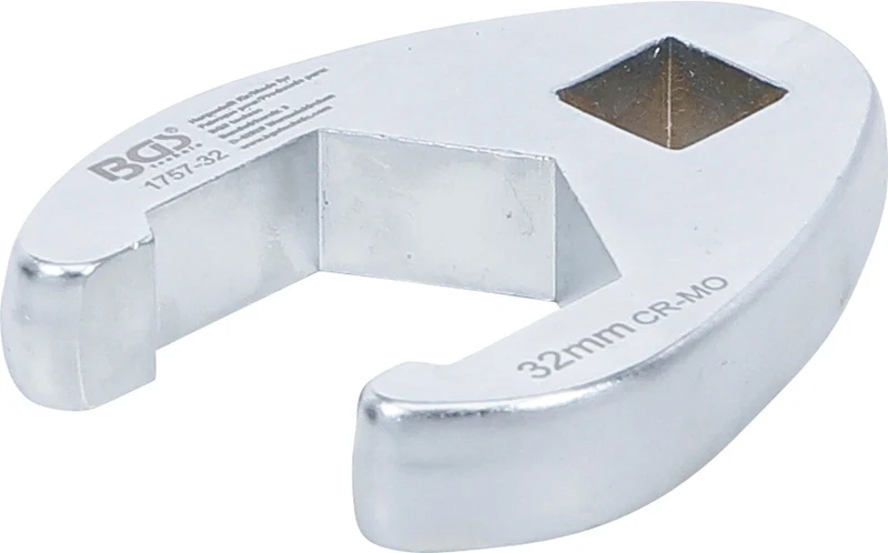 BGS 1757-32 Hahnenfuss / Krähenfuss Schlüssel SW 32mm mit 12,5mm (1/2") Antrieb
