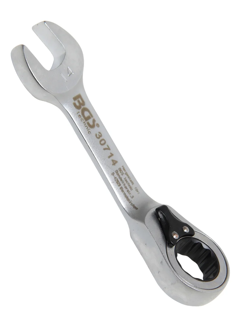 BGS 30714 Ratschenringmaulschlüssel kurz umschaltbar SW 14mm