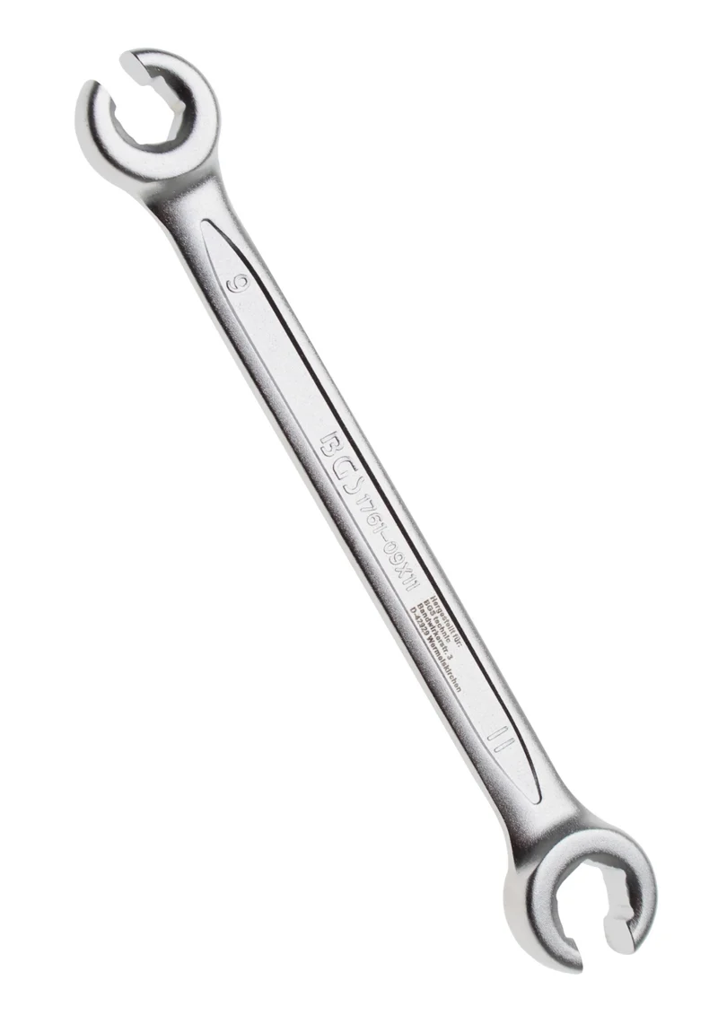 BGS 1761-9x11 Offener Doppelringschlüssel SW 9 x 11mm metrisch warm geschmiedet